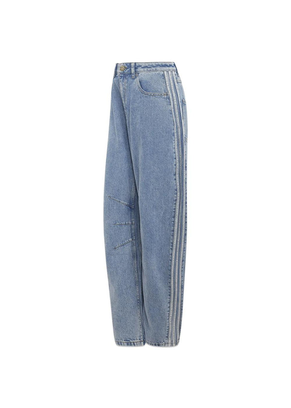 BARREL PNT D - Worn Blue Denim-Jeans-Adidas Originals-Butler Loftet
