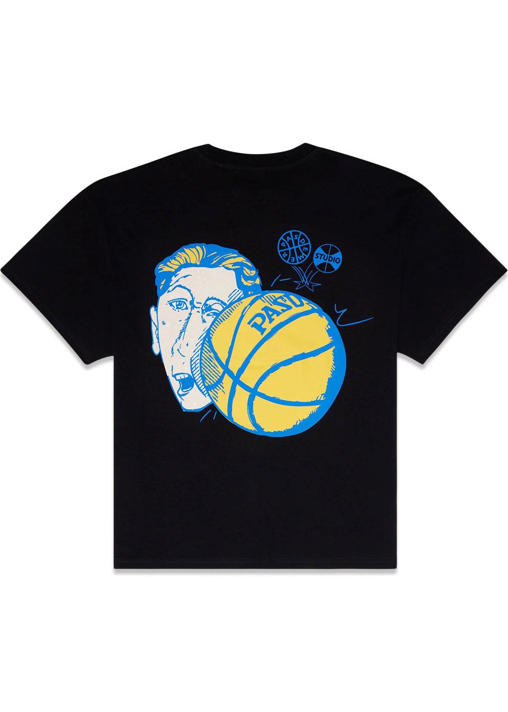 BASKETBALL TEE - Old Black