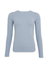 BCFAYE Lurex Blouse - Ice Blue-Blouses-Black Colour-Butler Loftet