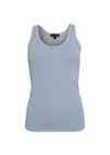 BCFAYE Lurex Top - Ice Blue-Top-Black Colour-Butler Loftet