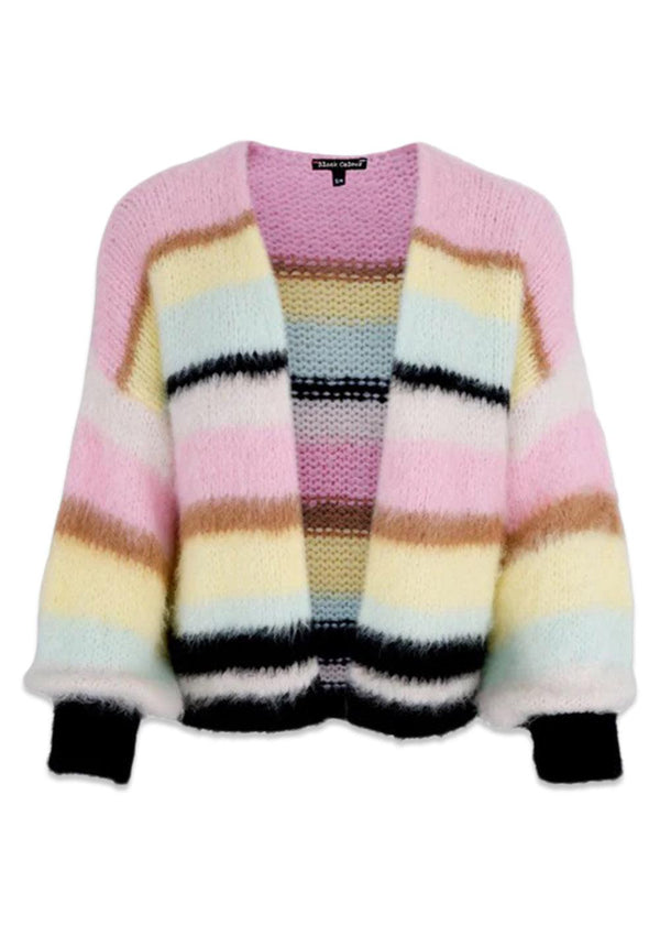 BCKARMA striped cardigan - Soft Pastel