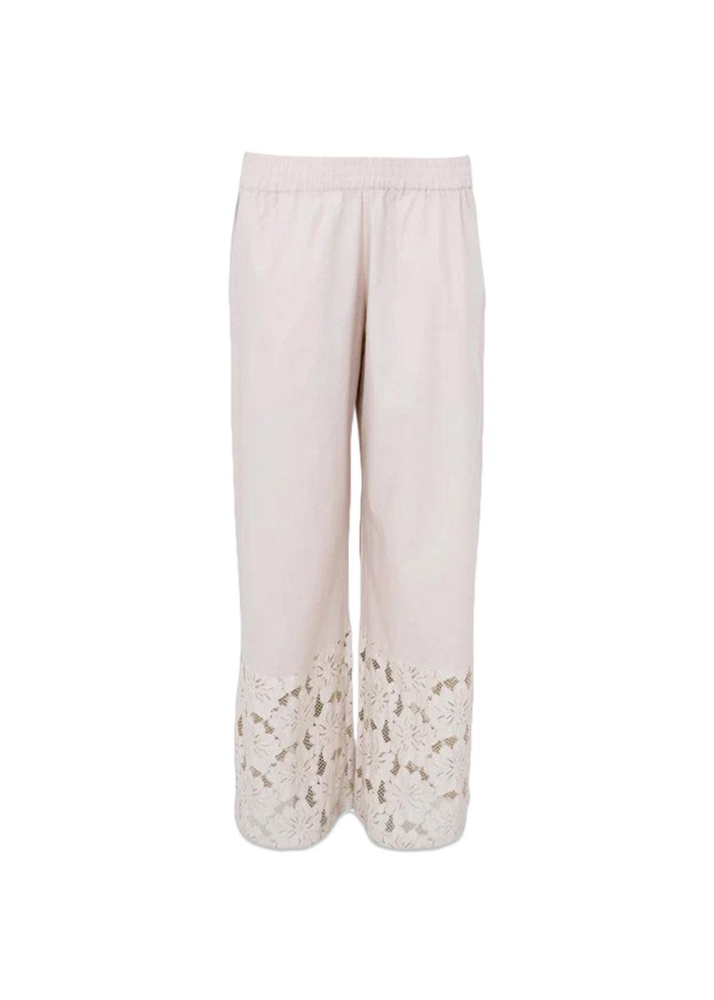 BCNELLY flower pant - Champagne