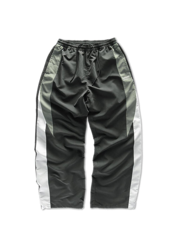 BETX(DI)VISION TRACK PANTS - Black / White-Pants-Bareen-Butler Loftet