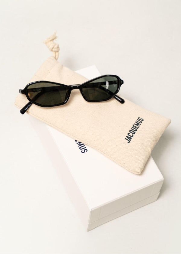BLACK/LIGHT GOLD/GREY - Black-Sunglasses-Jacquemus-Butler Loftet