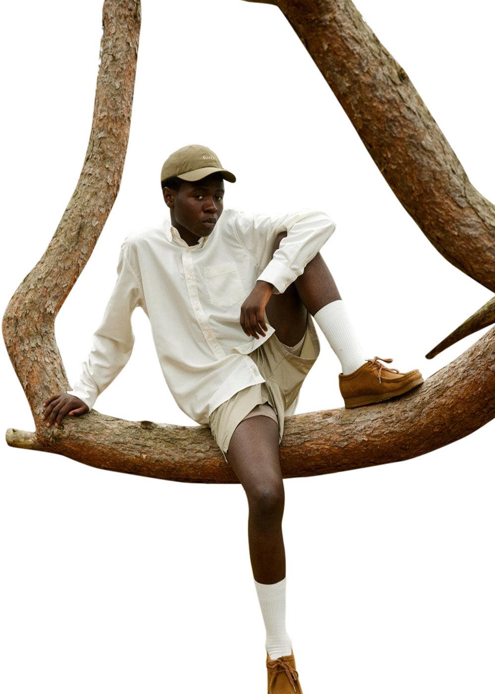 BLOOM NYLON CAP - Khaki-Headwear-Forét-Butler Loftet