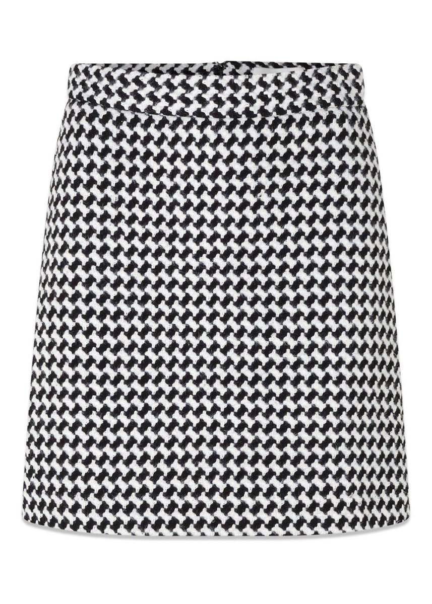 Modströms BadiaMD skirt - Black White Check. Køb skirts her.