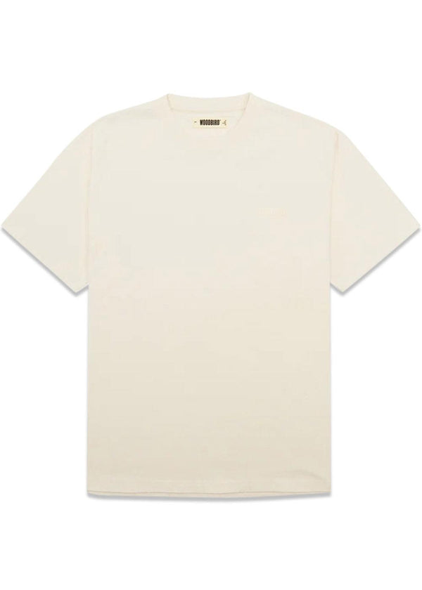 Baine Base tee - Off White-T-shirts-Woodbird-Butler Loftet