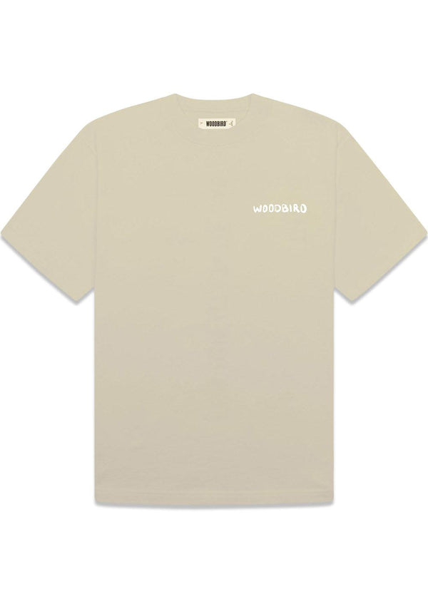 Baine Delivery Tee - Stone-T-shirts-Woodbird-Butler Loftet