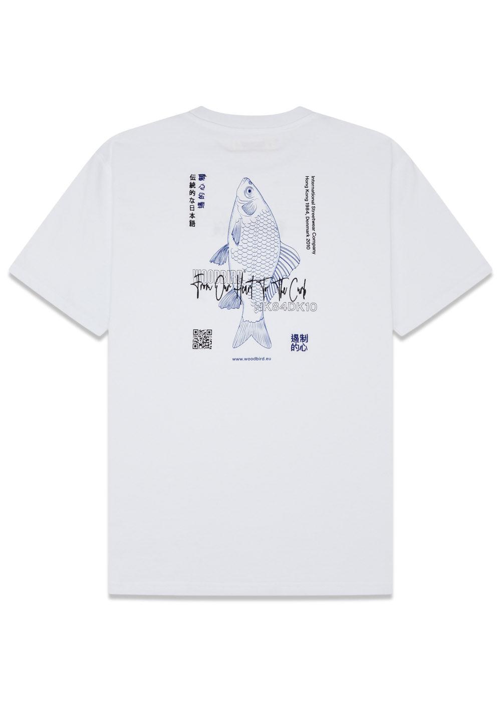 Baine Fish Tee - White