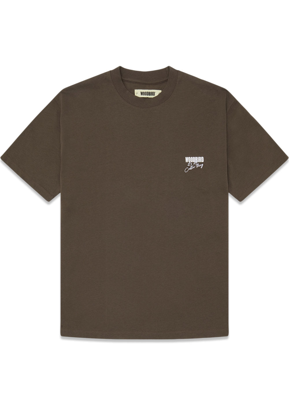 Balo Ganbei Tee - Brown-T-shirts-Woodbird-Butler Loftet