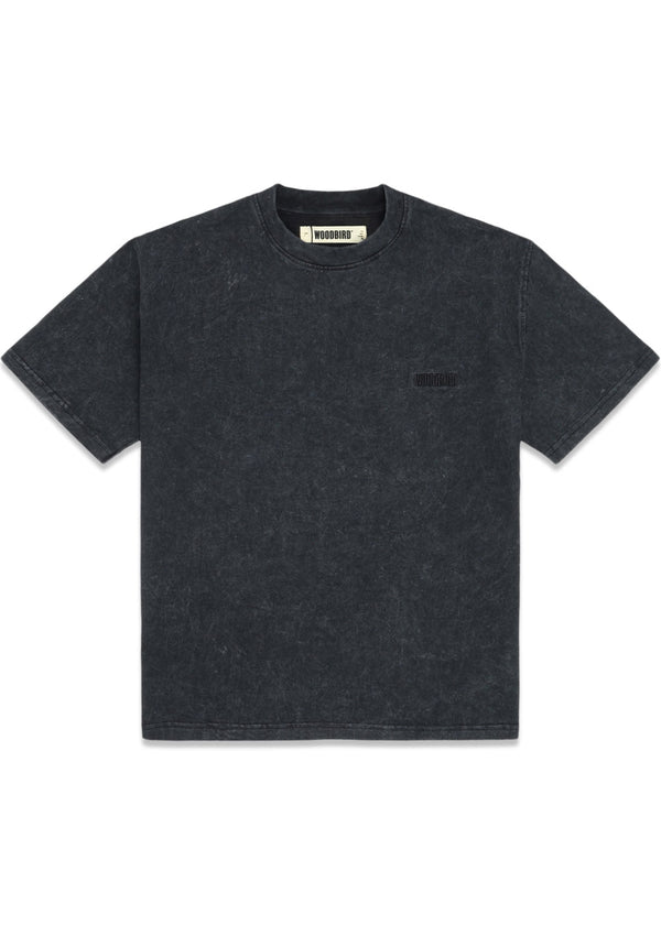 Balo Washed Tee - Black-T-shirts-Woodbird-Butler Loftet