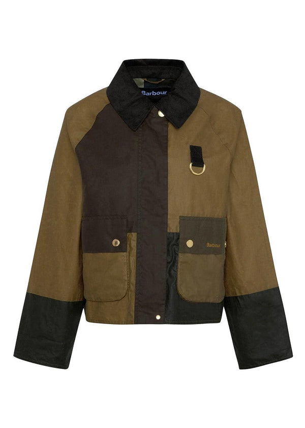 Barbour Alma Wax - Sand/Archive Olive/Beech/-Outerwear-Barbour-Butler Loftet