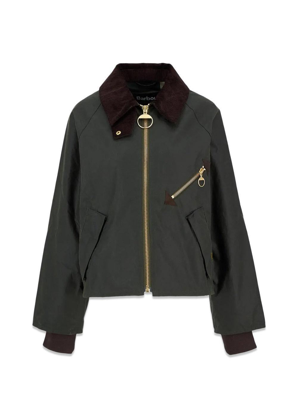 Barbour Arlene Wax Jacket - Fern/Ancient Tartan-Outerwear-Barbour-Butler Loftet