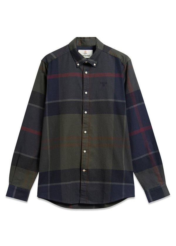Barbour Iceloch Tailored Tartan Shirt - Shadow Classic Tartan-Shirts-Barbour-Butler Loftet