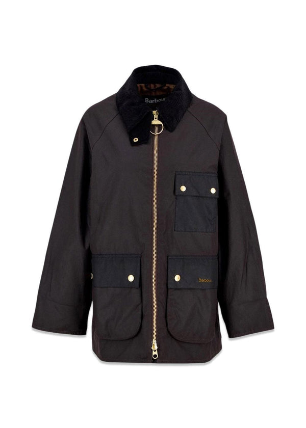 Barbour Luella Wax Jacket - Rustic/Muted Tartan-Outerwear-Barbour-Butler Loftet