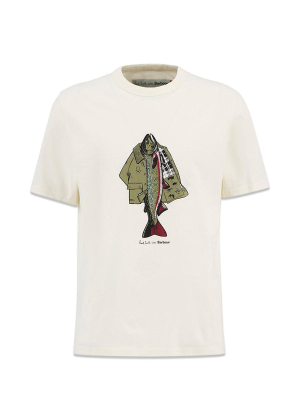 Barbour PS Fishing Tee - Whisper White-T-shirts-Barbour-Butler Loftet