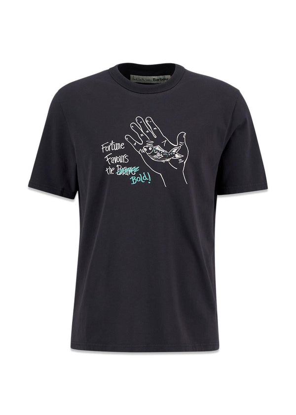 Barbour PS Fortune Tee - Dark Navy-T-shirts-Barbour-Butler Loftet