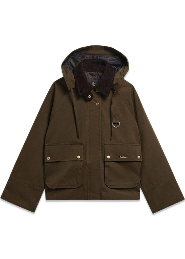Barbour Terrington Showerproof Jacket - Olive/Shadow Classic-Outerwear-Barbour-Butler Loftet