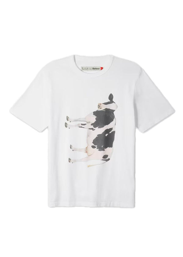 Barbour X Paul Smith T-Shirt - White-T-shirts-Barbour-Butler Loftet