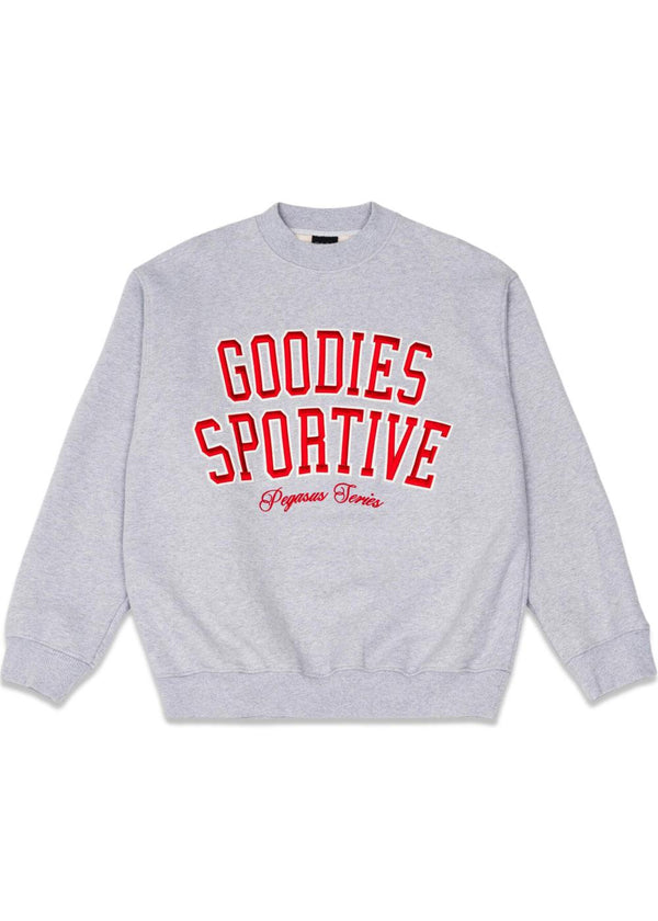 Baseball Grey Crewneck - Vigore-Sweatshirts-Goodies Sportive-Butler Loftet
