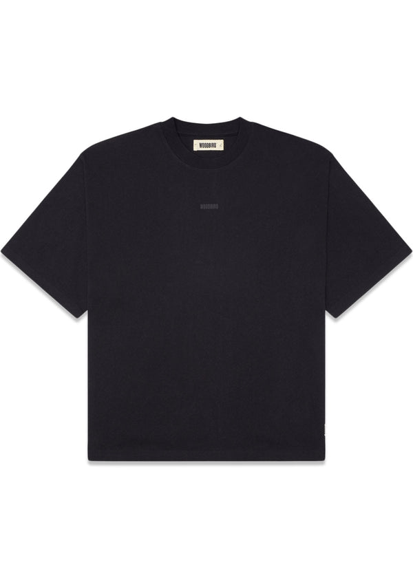 Beam Base Tee - Black-T-shirts-Woodbird-Butler Loftet