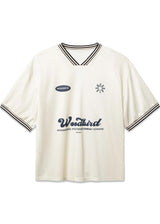 Beam Sports Tee - Off White-T-shirts-Woodbird-Butler Loftet