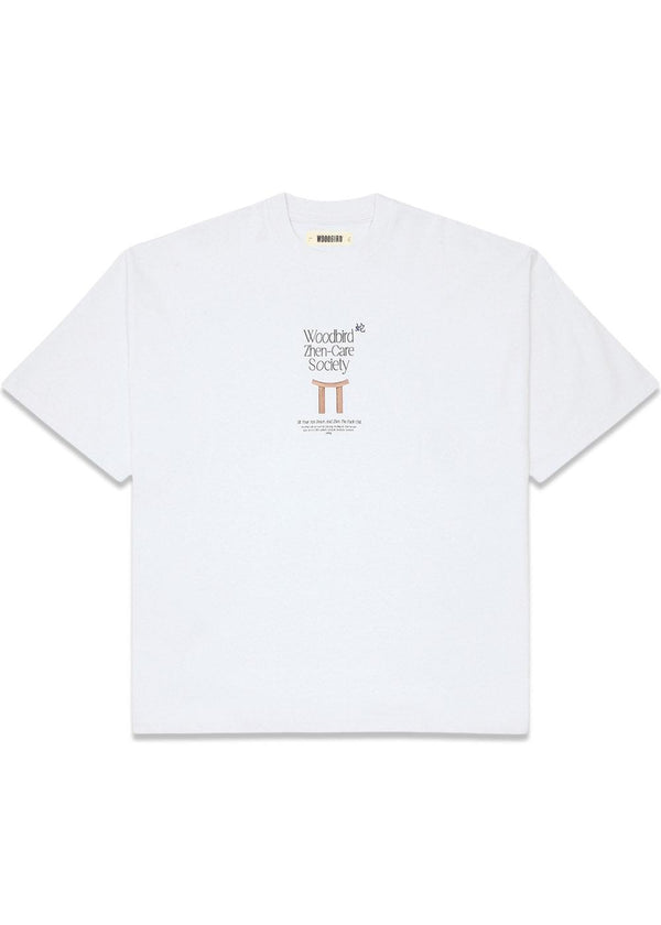 Beam Zhen Tee. - White-T-shirts-Woodbird-Butler Loftet