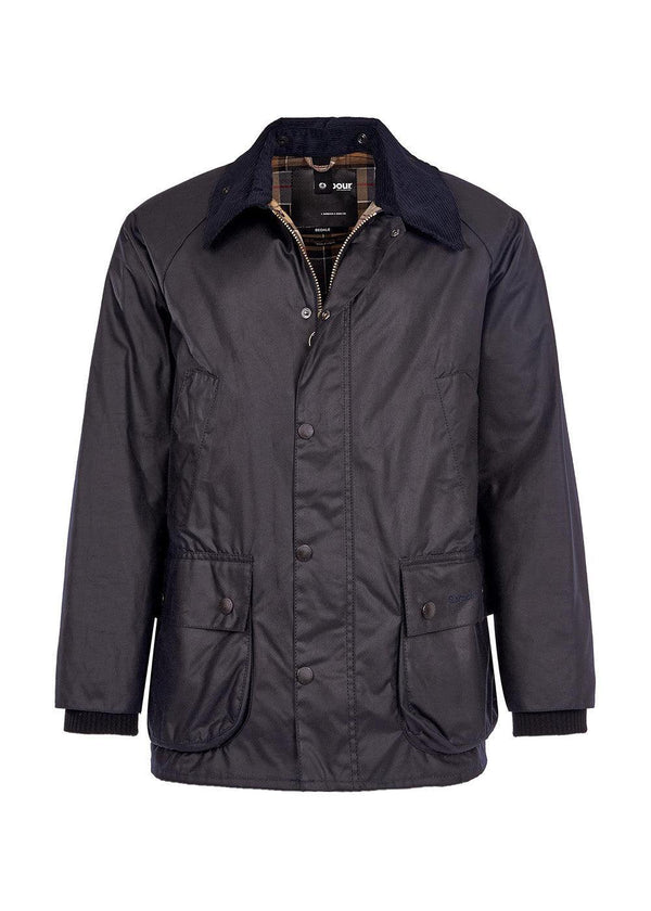Bedale Wax Jacket - Navy-Outerwear-Barbour-Butler Loftet