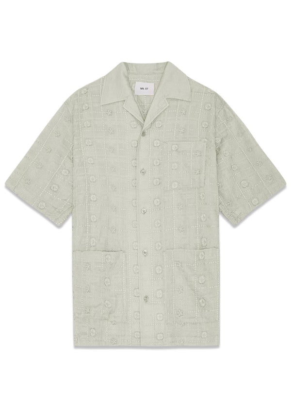 Ben SS Shirt 5026 - Sage Green-Shirts-Nn. 07-Butler Loftet