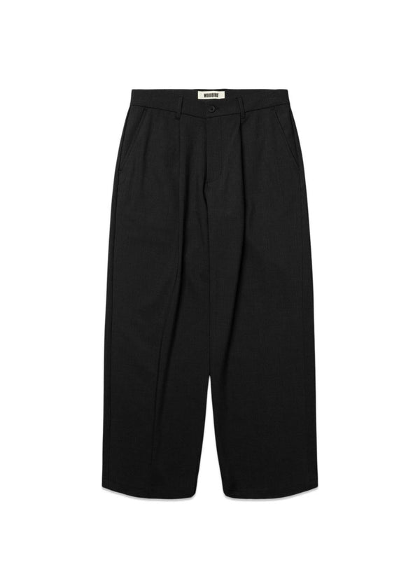 Bin Guan Pants - Black-Pants-Woodbird-Butler Loftet