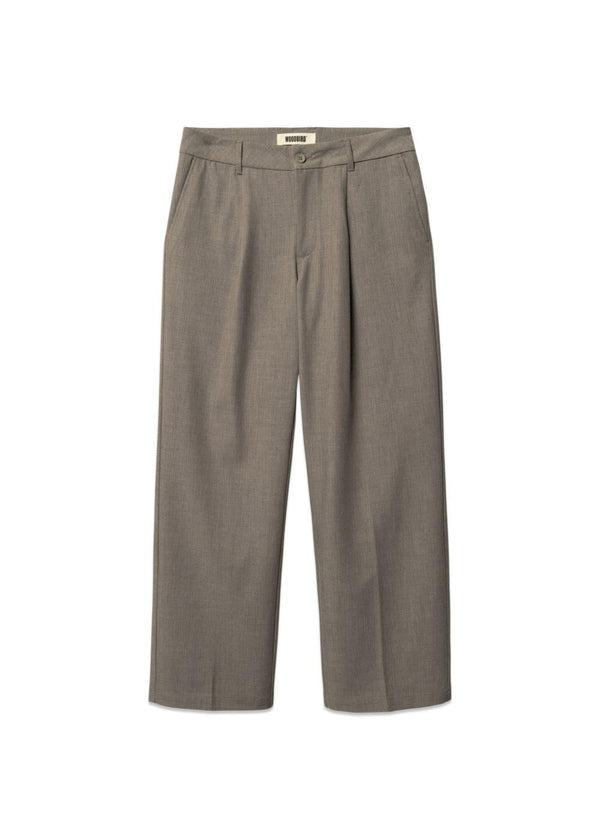 Bin Guan Pants - Sand Melange-Pants-Woodbird-Butler Loftet