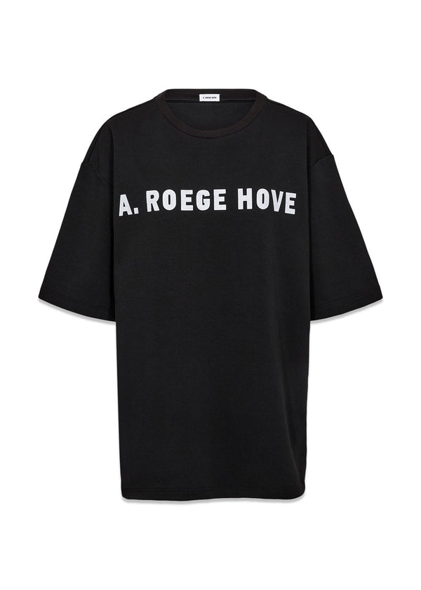Bo Logo Tee - Black-T-shirts-A. Roege Hove-Butler Loftet