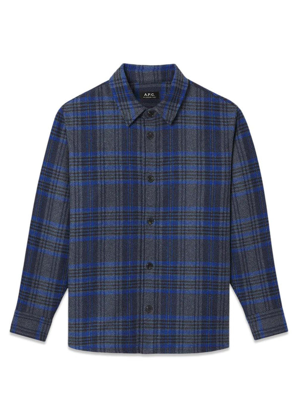 Bobby Overshirt - Gris Chine-Shirts-A.P.C-Butler Loftet