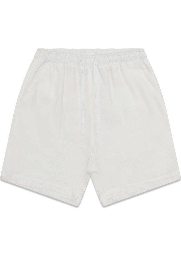 Woodbirds Bommy Linen Shorts - Off White. Køb shorts her.