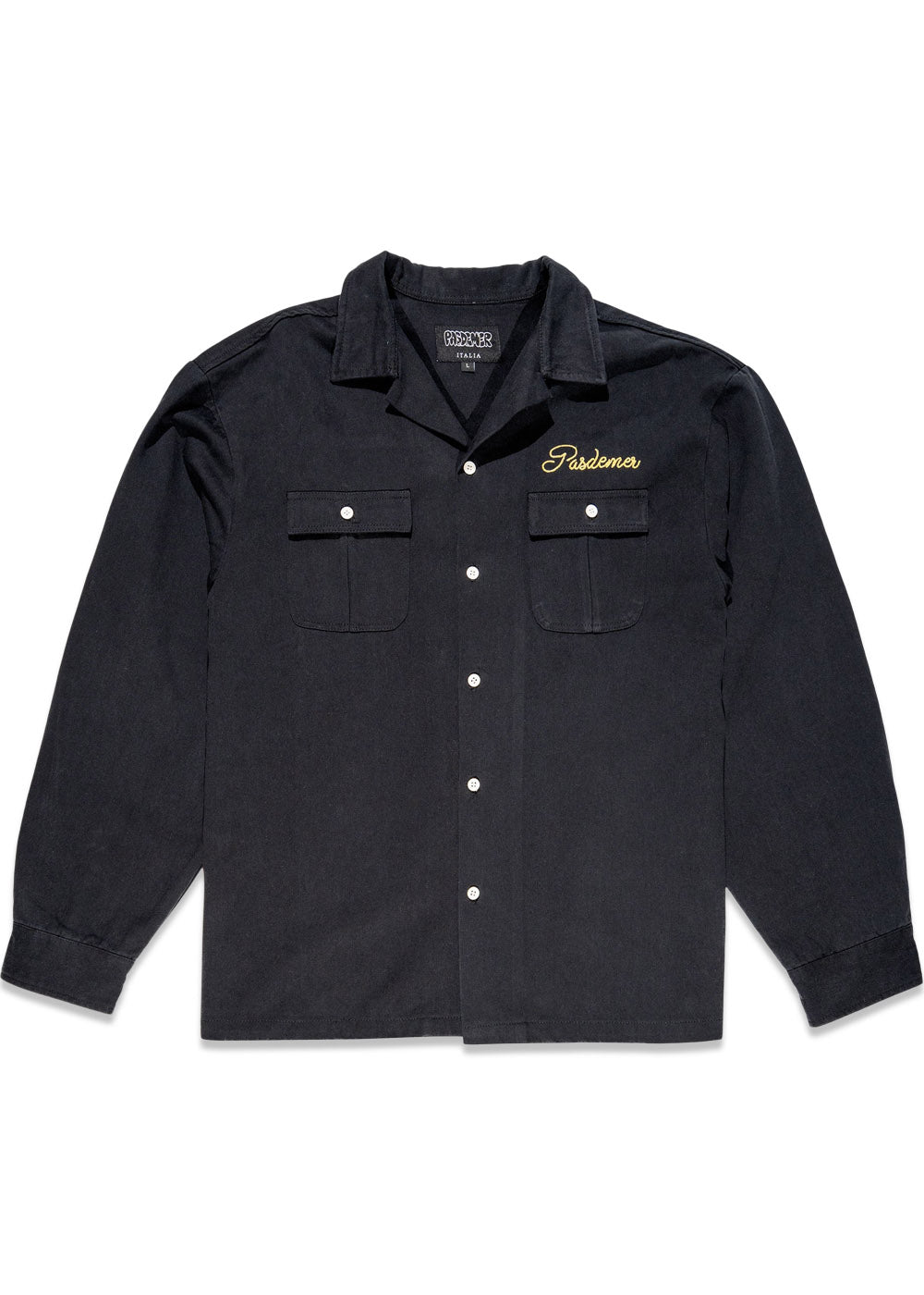 Bowling Shirt - Black-Shirts-Pas de Mer-Butler Loftet