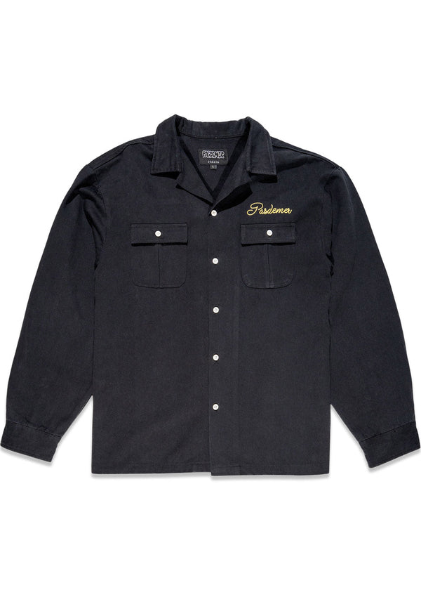Bowling Shirt - Black-Shirts-Pas de Mer-Butler Loftet