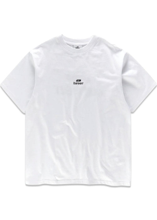 Box fit T-shirt Logo - White-T-shirts-Bareen-Butler Loftet