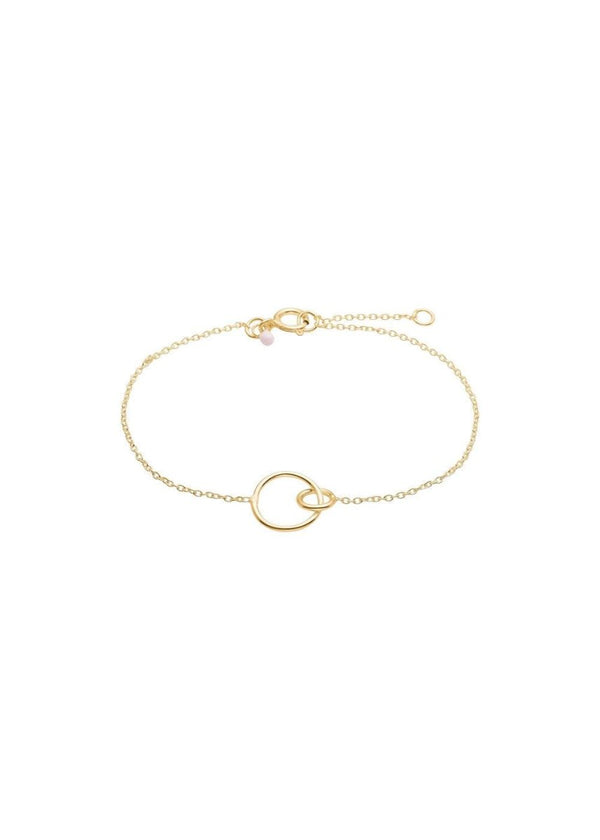 ENAMEL Copenhagens Bracelet, Double Circle - 925S/Gp. Køb armbånd her.