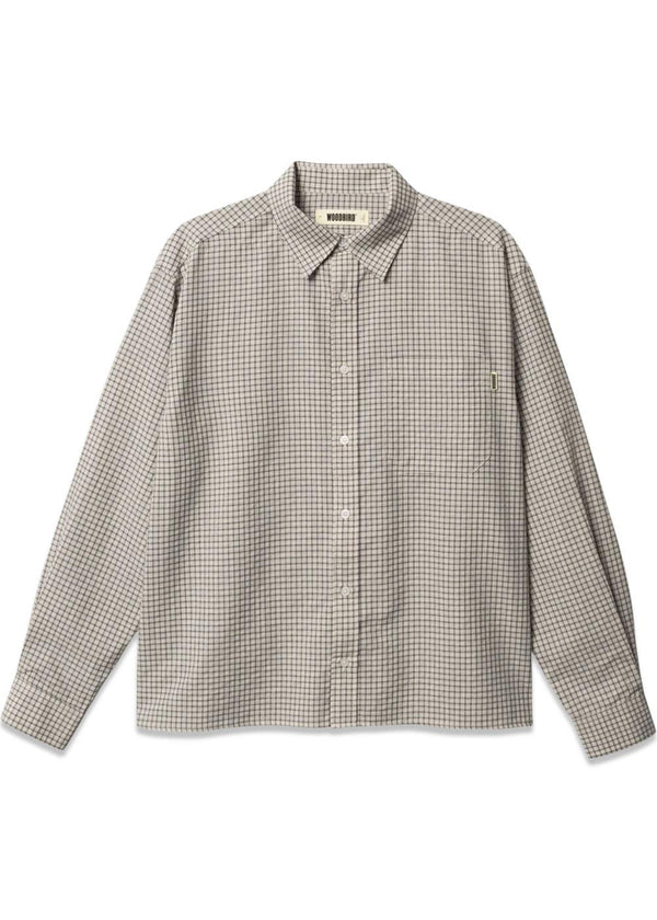 Buzo Check Shirt - Off White Check-Shirts-Woodbird-Butler Loftet