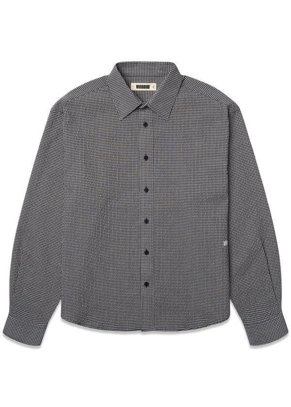 Buzo Ling Check Shirt - Blue Check-Shirts-Woodbird-Butler Loftet