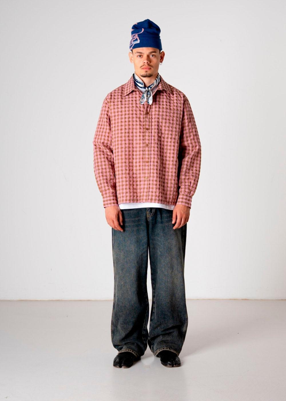 Buzo Ruffel Shirt - Pink-Shirts-Woodbird-Butler Loftet