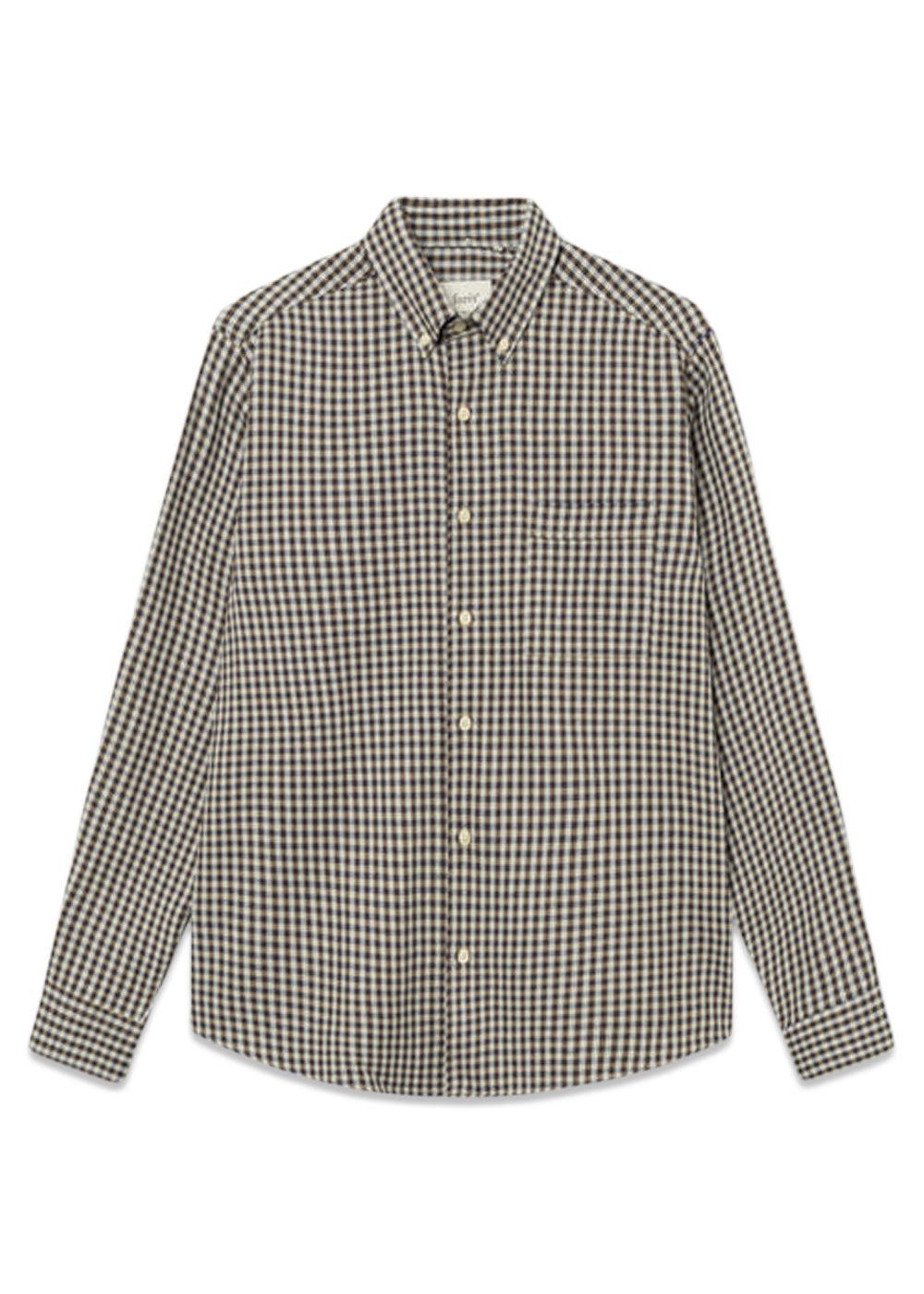 CAMP SHIRT - Brown Check-Shirts-Forét-Butler Loftet