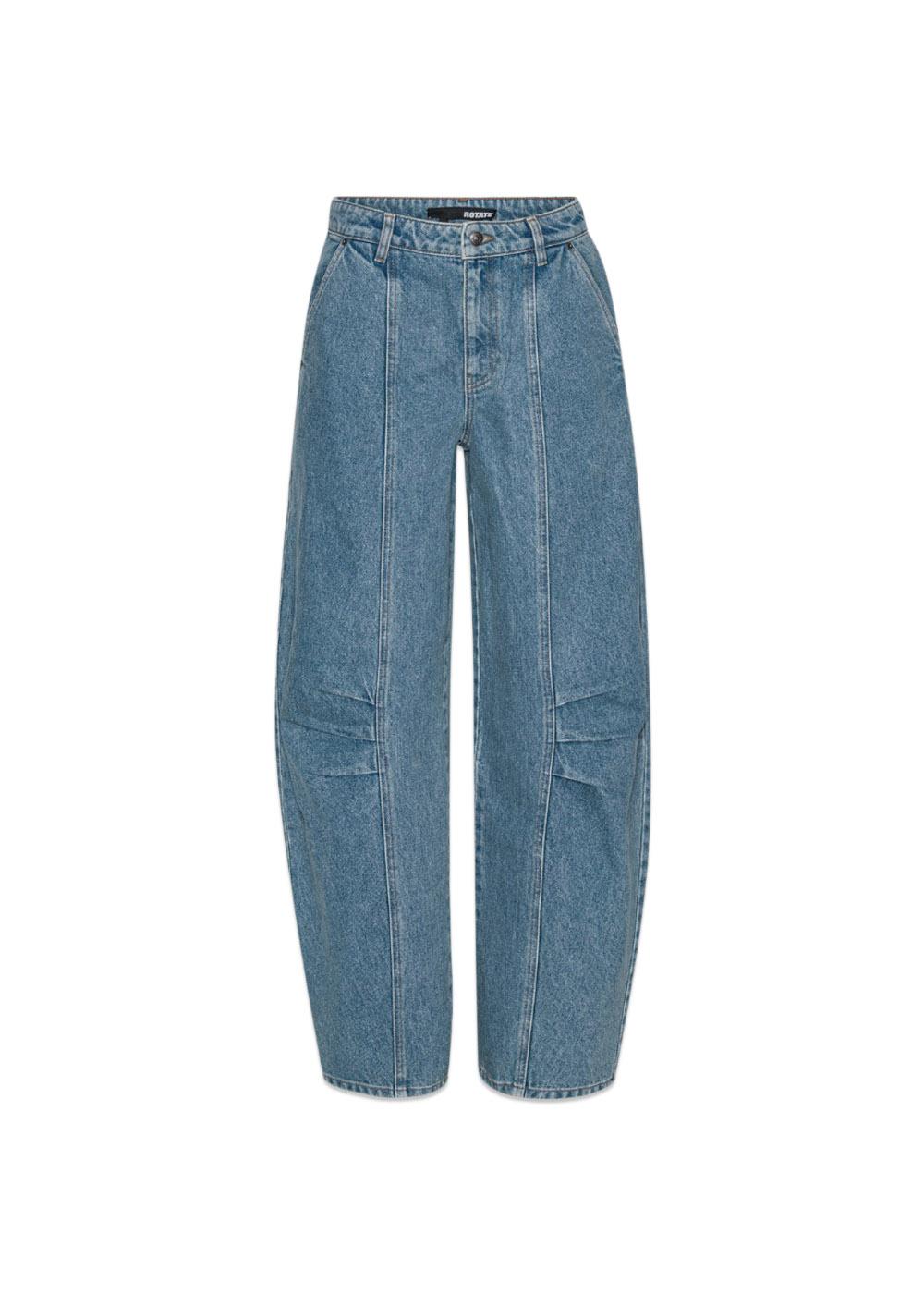 CARGO DENIM PANTS - Vintage Blue-Jeans-Rotate-Butler Loftet