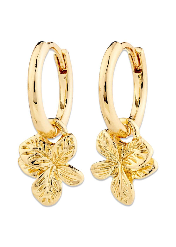 CHARMAINE hoop earrings gold-plated - Gold Plated-Jewellery-Pilgrim-Butler Loftet