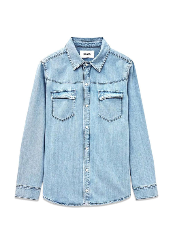 CHEMISE ADALI - Usedblue-Shirts-Ba&sh-Butler Loftet
