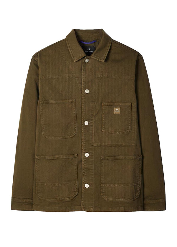 CHORE JACKET - Military_Green-Outerwear-Paul Smith - PS-Butler Loftet