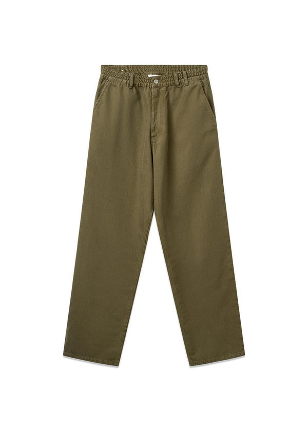CLAY TWILL PANTS - Army-Pants-Forét-Butler Loftet