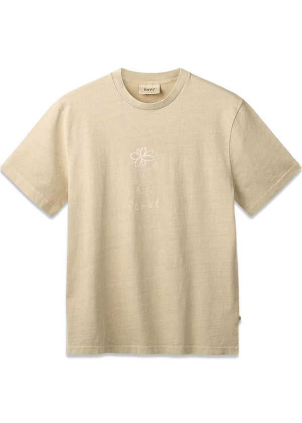 CLOVER T-SHIRT - Uniform Khaki-T-shirts-Forét-Butler Loftet