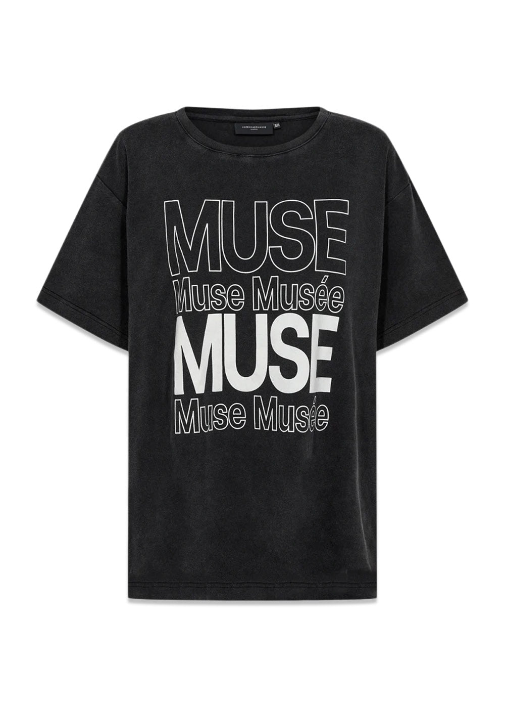 CMMUSE-LOGO-TEE - Black-T-shirts-Copenhagen Muse-Butler Loftet