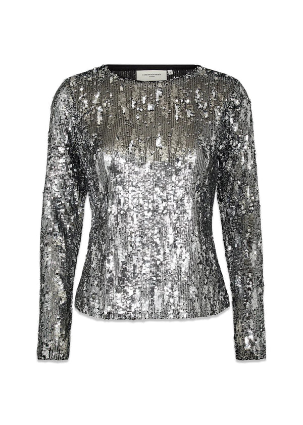 CMSEQUINCE-TEE - Silver-Blouses-Copenhagen Muse-Butler Loftet